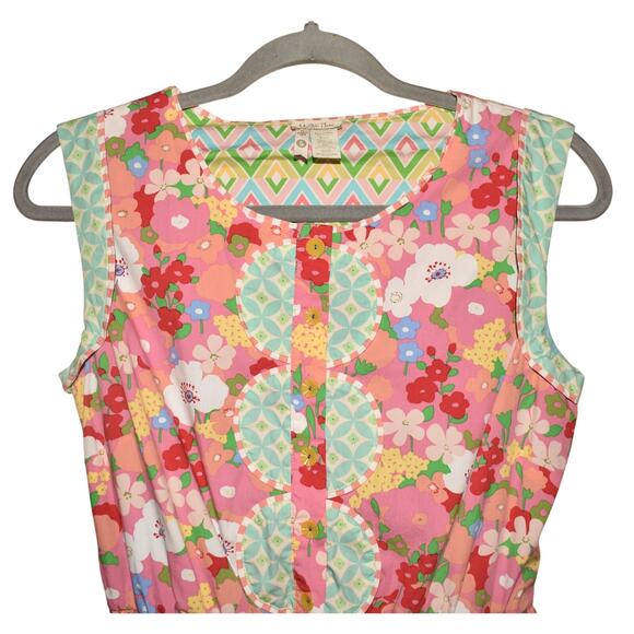 MATILDA JANE $68 Sleeveless Leah Fit & Flare Dress Wonderful Parade Floral Small - Picture 3 of 4